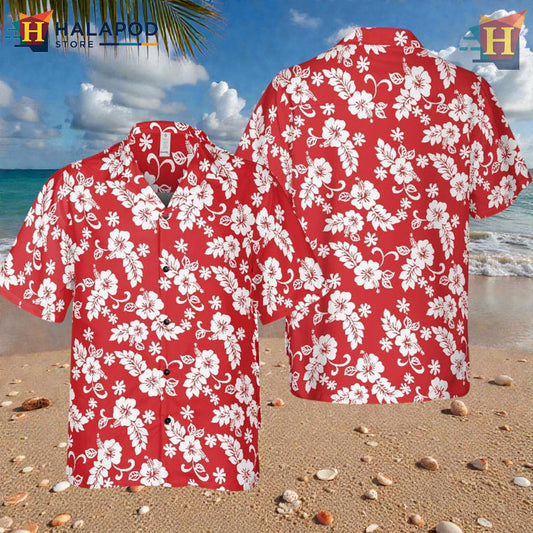 Kingpin Retro Comic Inspired Design On Tropical Button Down Shirt Island Wear