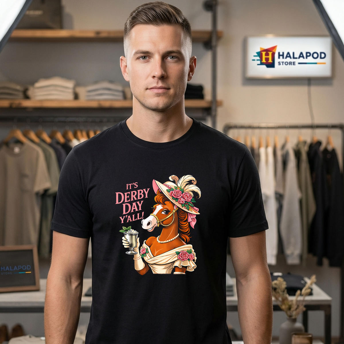 KY Derby Horse Racing Yall Shirt 2026 Its Derby Day Event Graphic Fan Apparel