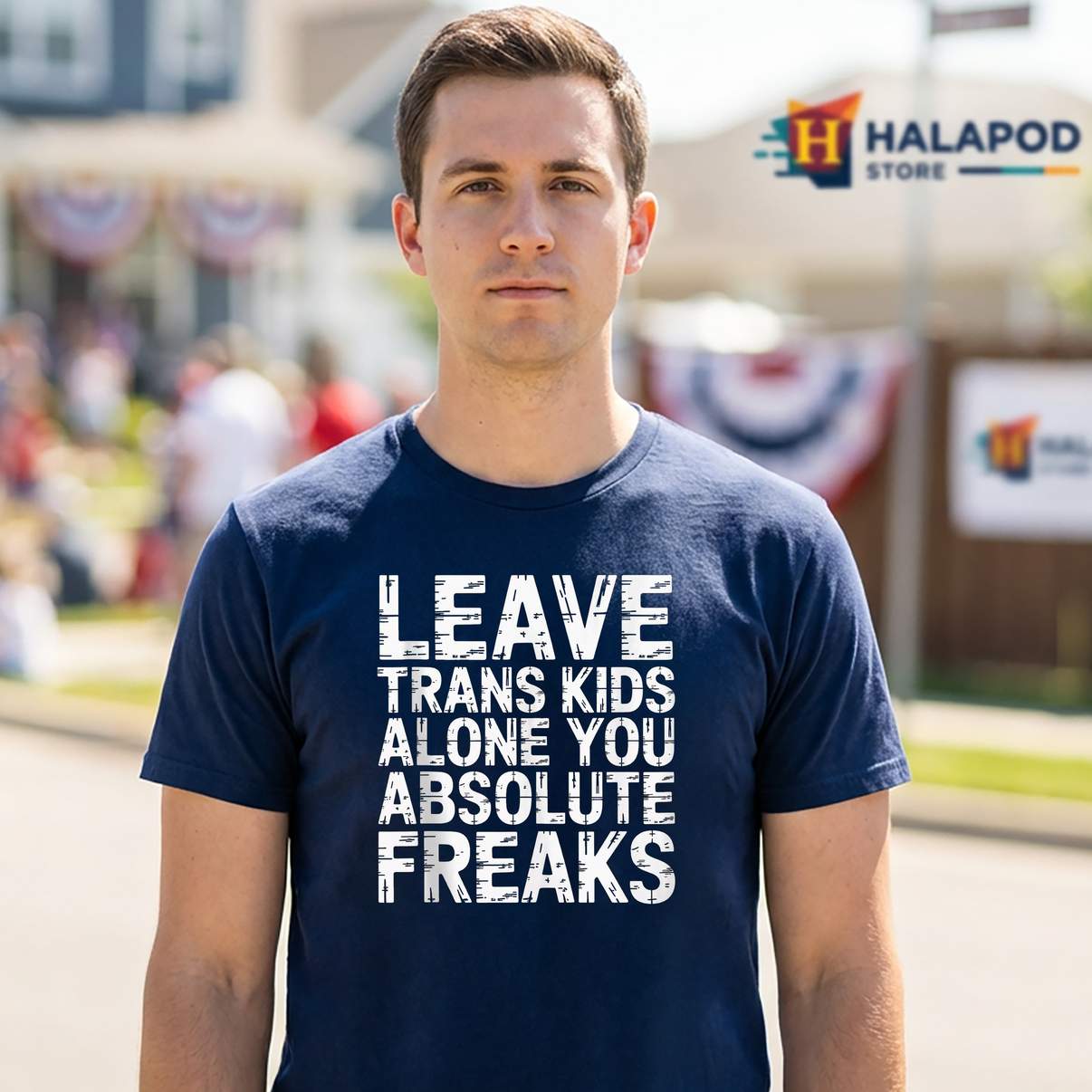 Leave Trans Kids Alone LGBT Tee Shirt You Absolute Freaks Funny Meme Graphic Men