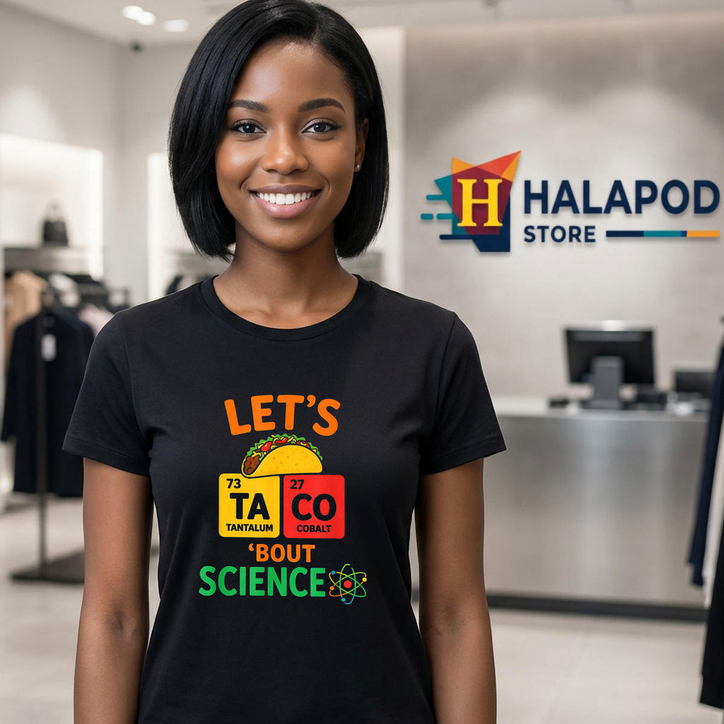Lets Tacos Bout Science Teacher Shirt 2026 Funny Chemistry Physics Fan Apparel