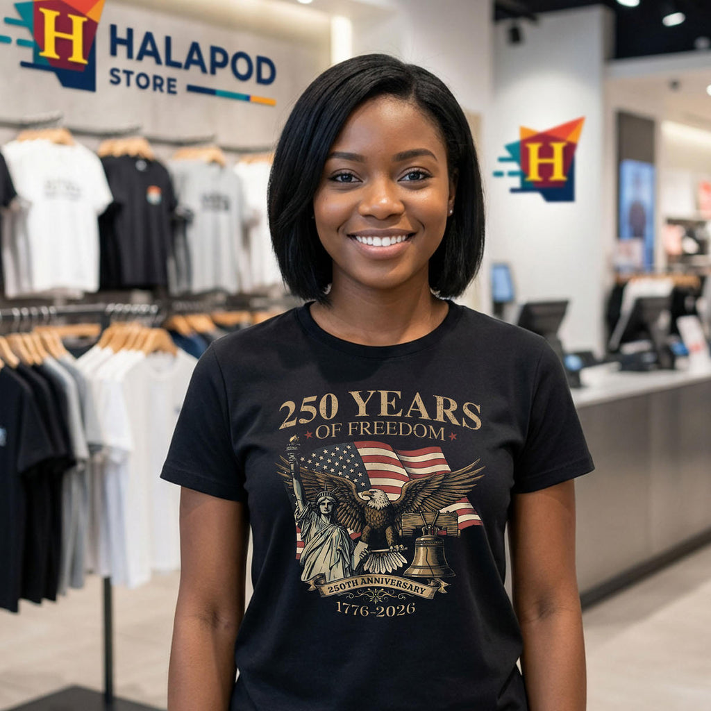 Liberty Bell Eagle USA Flag Shirt 2026 Freedom 1776 250 Years 4th Of July