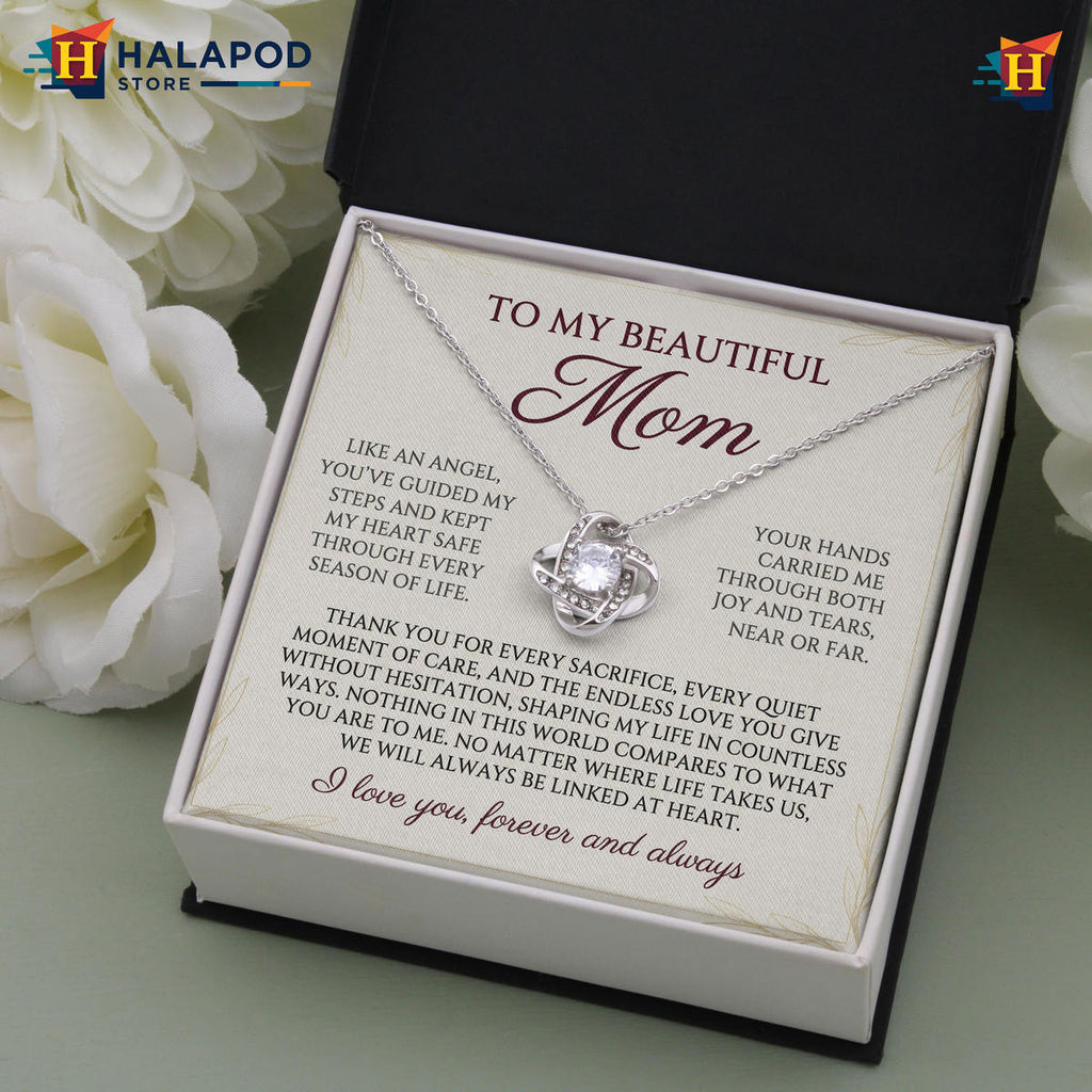 Linked At Heart Message Card Gift - Mothers Day 2026 For Beautiful Mom