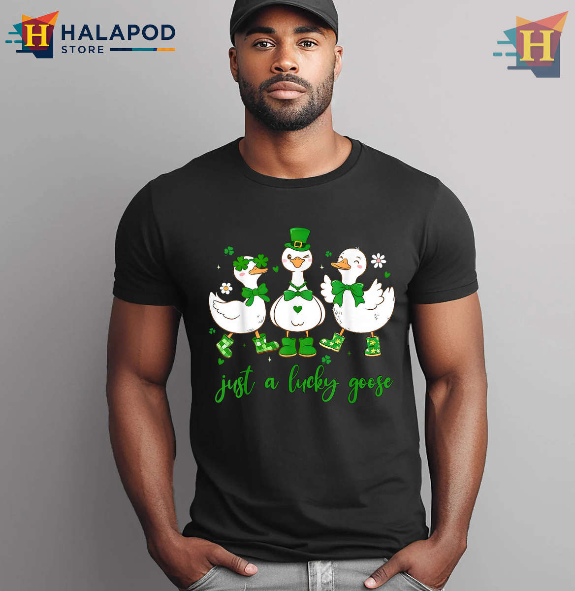 Lucky Goose Graphic Tee Cute St Patrick Day Shirts Women Kids