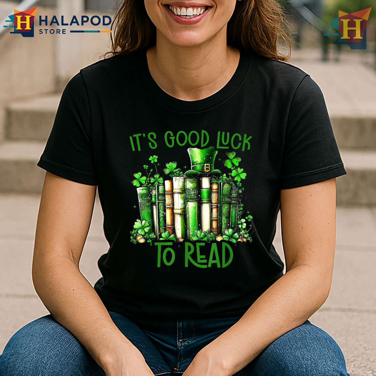 Lucky Reading Teacher St Patrick's Day Shirt Ideas Retro Style