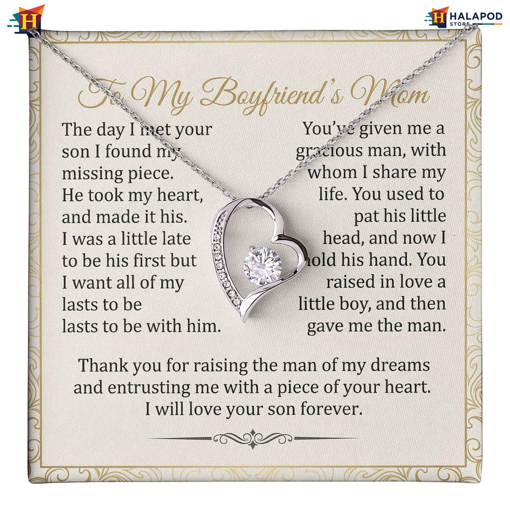 Man Of My Dreams Jewelry - Perfect Mothers Day Gift 2026 For Boyfriends Mom