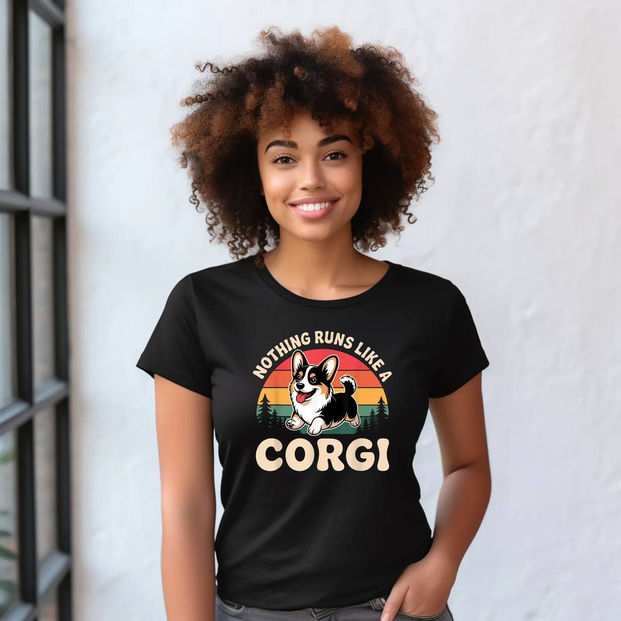 Men Women Kids Pet Dog Corgi Shirt Lovers Funny Design Graphic For Mens