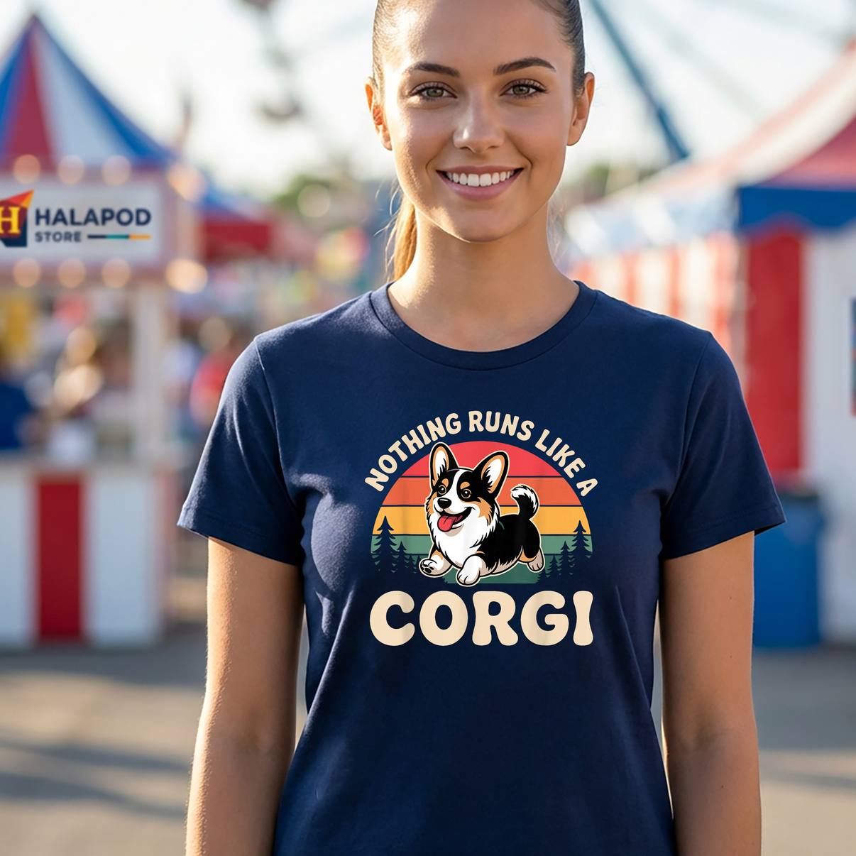 Men Women Kids Pet Dog Corgi T-Shirt Lovers Funny Design Graphic For Mens
