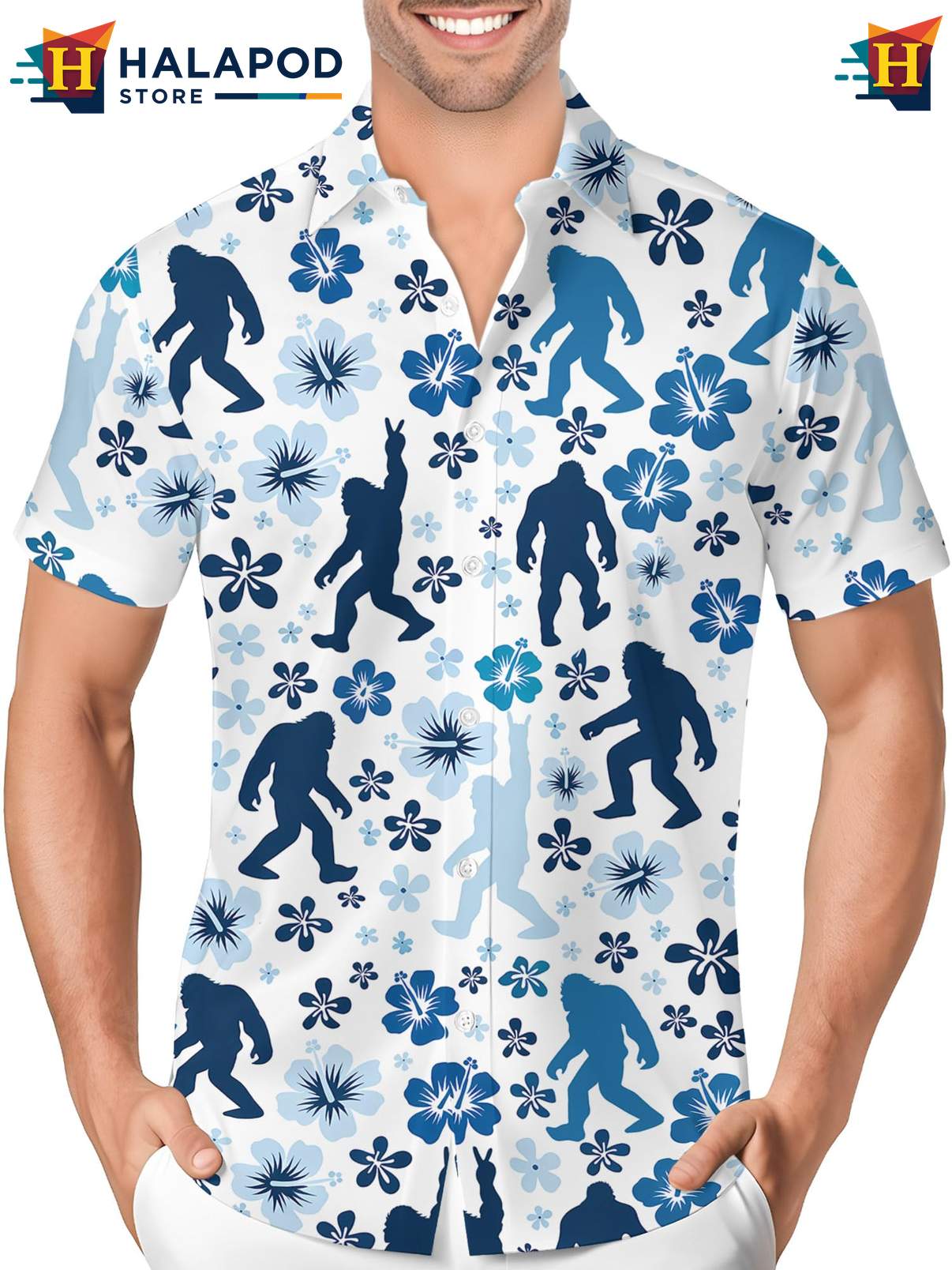 Mens Crazy Graphic Hawaiian Shirt Funny Novelty Summer Holiday Beach Clothing
