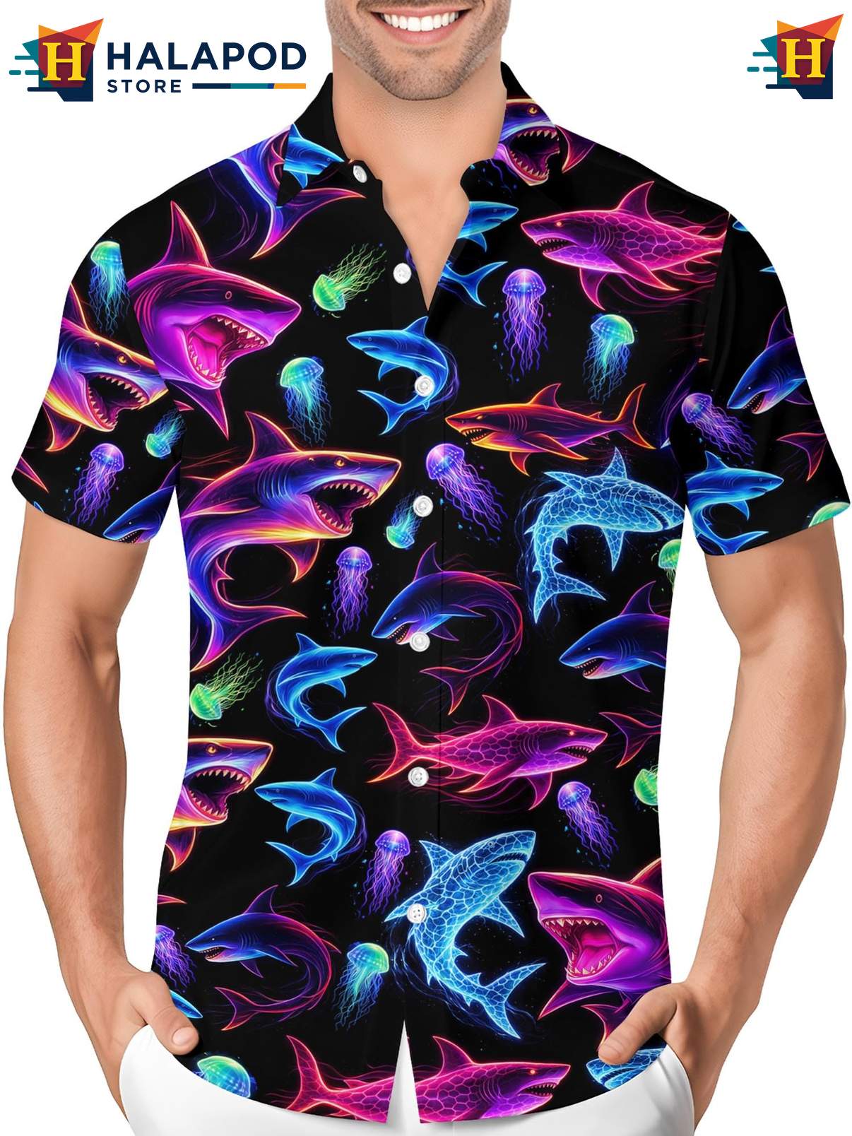 Mens Funny Hawaiian Shirt Novelty Crazy Graphic Summer Holiday Beach Clothing