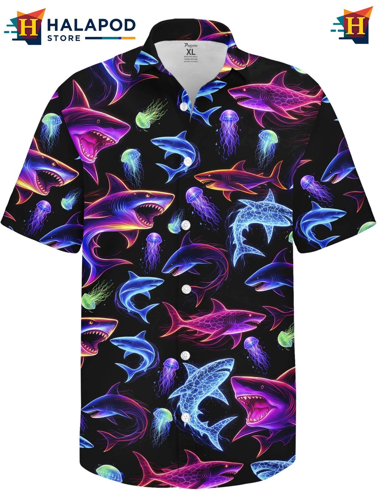 Mens Funny Short-sleeve button-up shirt Novelty Crazy Graphic Summer Holiday Beach Clothing