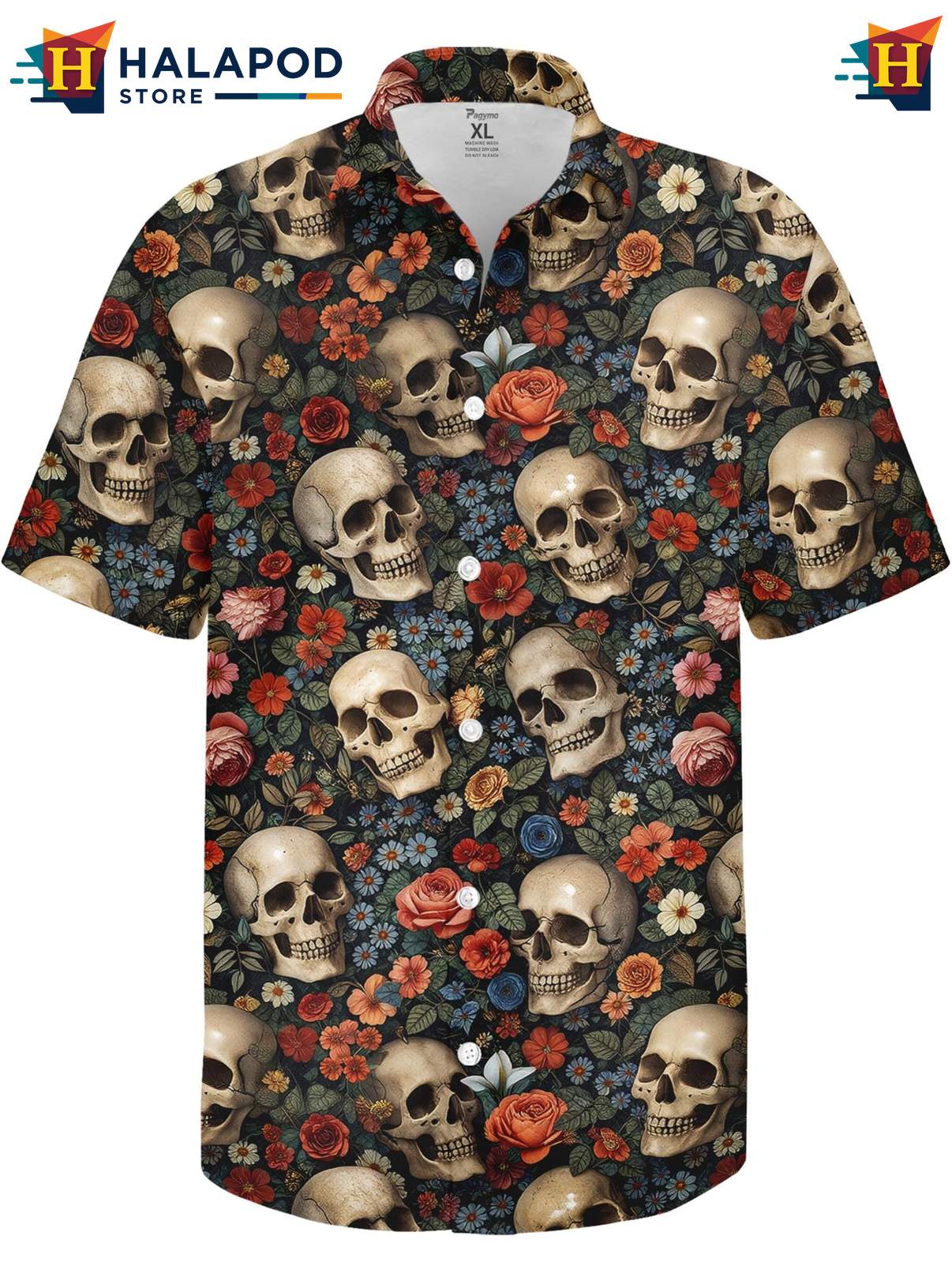 Mens Hawaiian Crazy Graphic Shirt Funny Novelty Button Down Summer Beach Wear