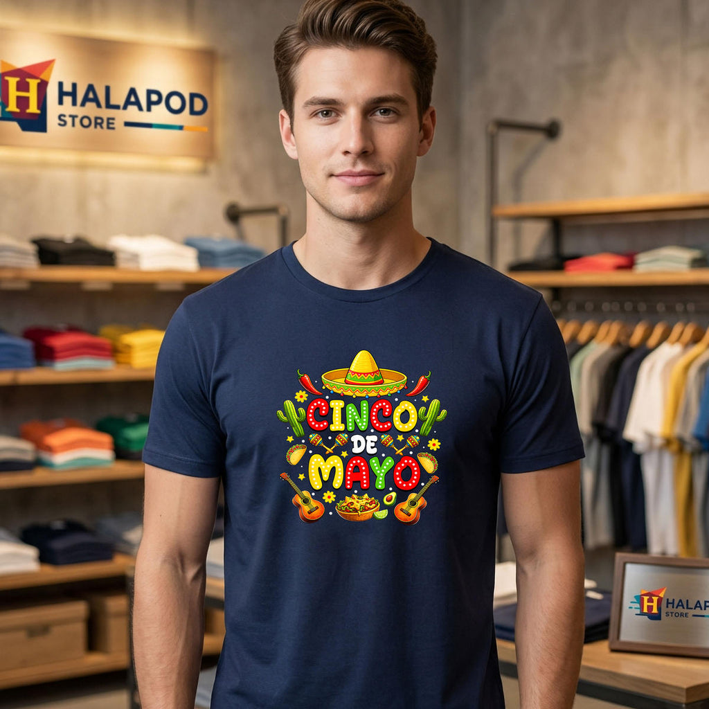 Mexican Fiesta 5 De Mayo Funny Shirt 2026 Celebration Holiday Graphic Apparel
