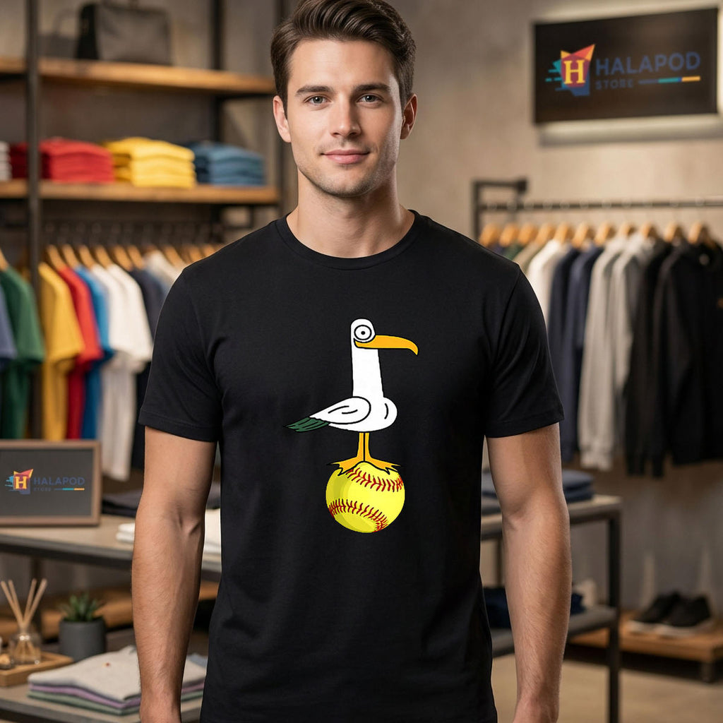 Mine Seagull Funny Bird Softball Shirt 2026 Playing Player Fan Apparel Gear