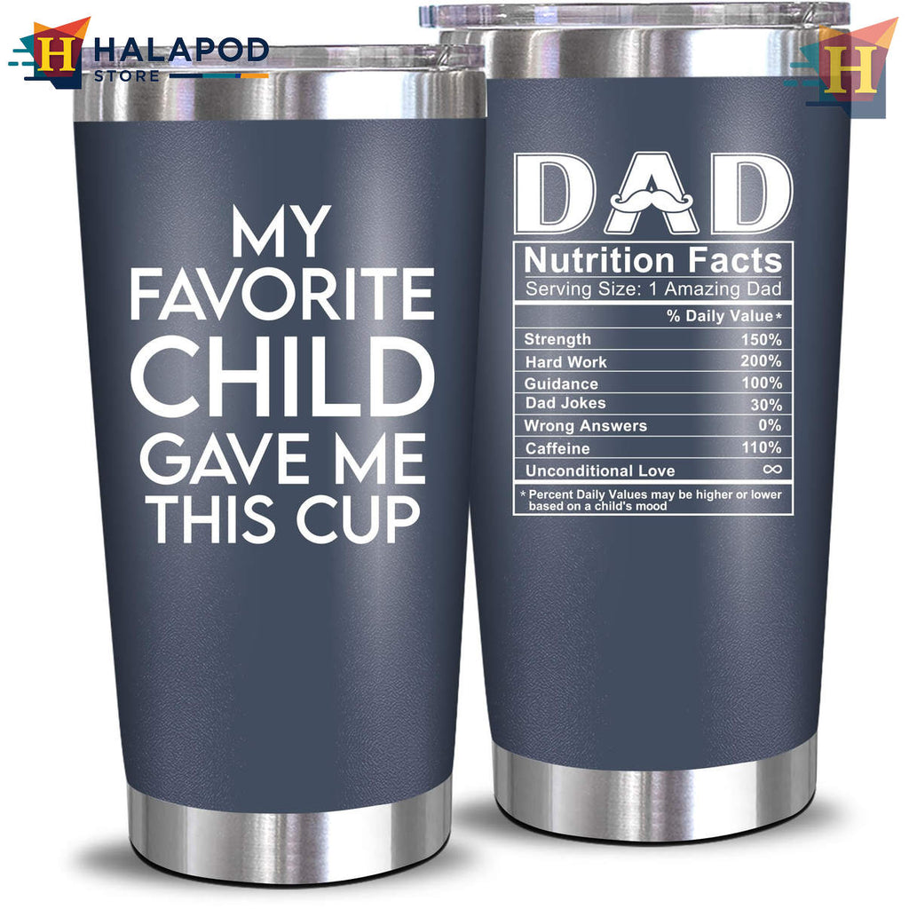 My Favorite Child Navy Tumbler 2026 Fathers Day Birthday Gift For New Papa