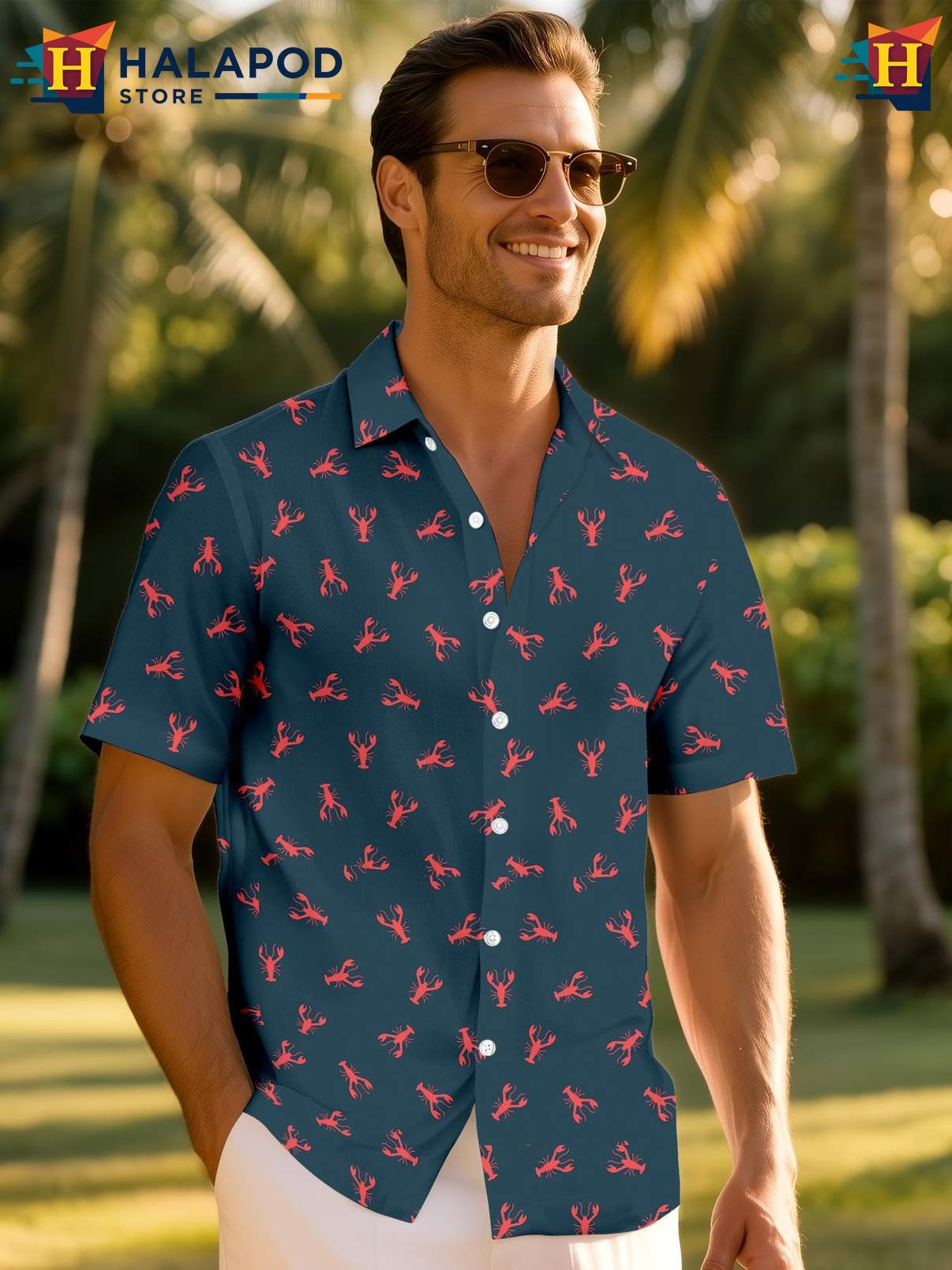 Novelty Aloha Beach Shirt Mens Funny Crazy Graphic Summer Holiday Button Down