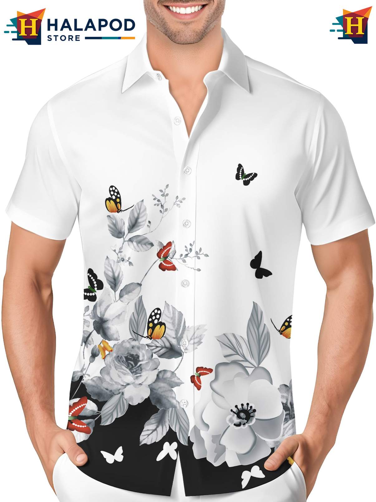 Novelty Hawaiian Beach Shirt Mens Funny Crazy Graphic Summer Holiday Clothing