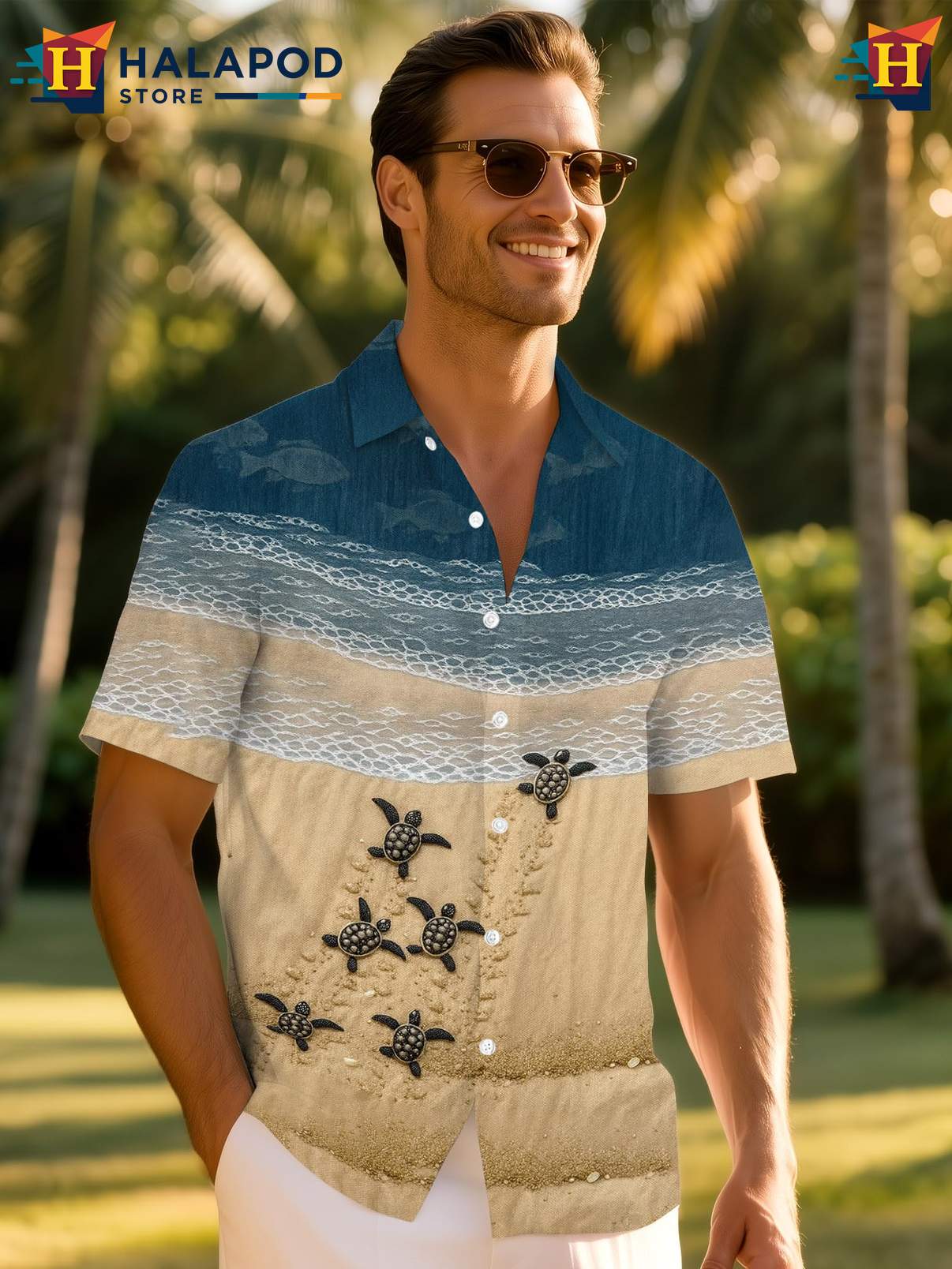 Novelty Tropical Shirt Mens Funny Crazy Graphic Button Down Summer Beach Wear