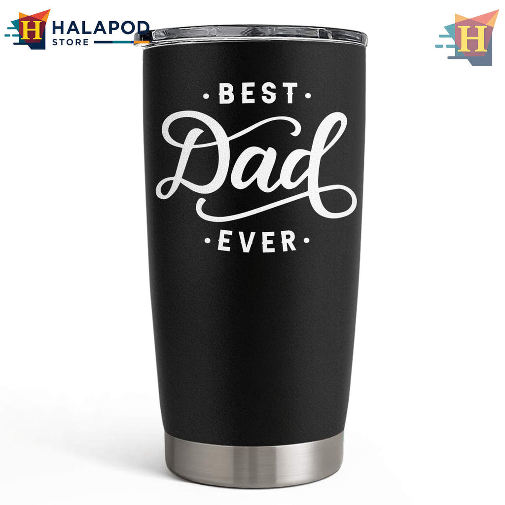 Outdoor Best Dad Ever Tumbler 2026 Dad Nutrition Facts Fathers Day Sport Gift