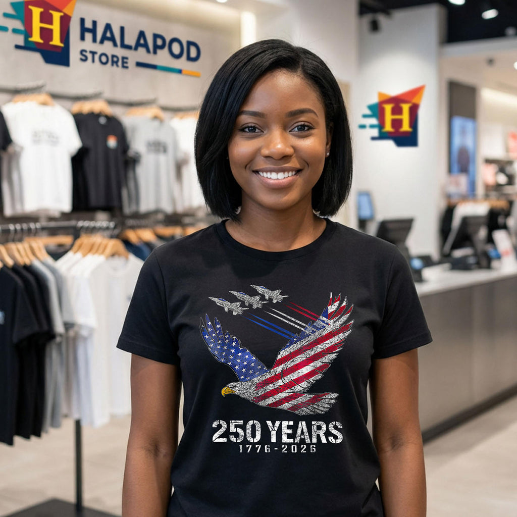Patriotic 4th Of July 1776 Shirt 2026 USA 250th Anniversary 250 Years Gear