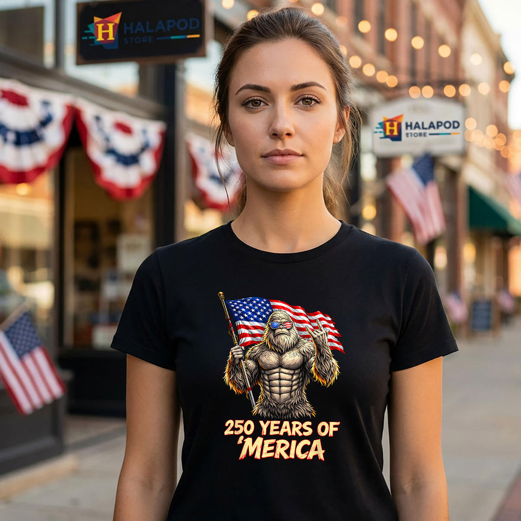 Patriotic American Flag 250 Years Shirt 2026 USA Anniversary Fan Apparel