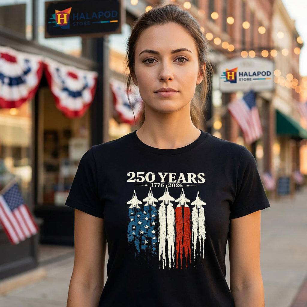 Patriotic Flag 250th Anniversary Shirt 2026 USA Fourth Of July Fan Apparel