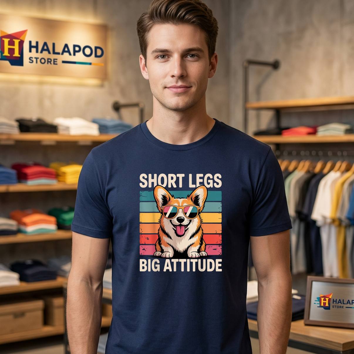 Pet Dog Corgi Lovers Funny Tee Shirt Design For Men Women Kids Graphic Mens