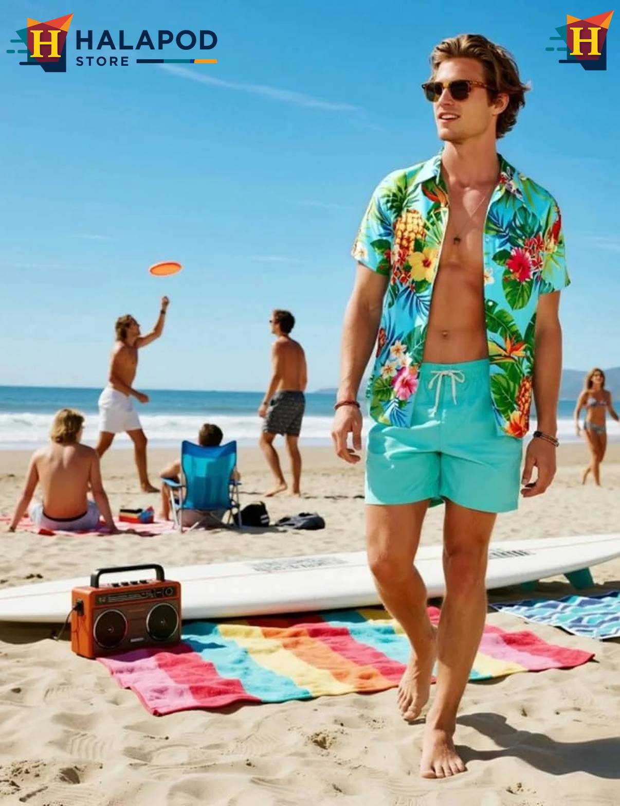 Pineapple Tropical Tropical Shirt Mens Beach Button Down Short Sleeve Top
