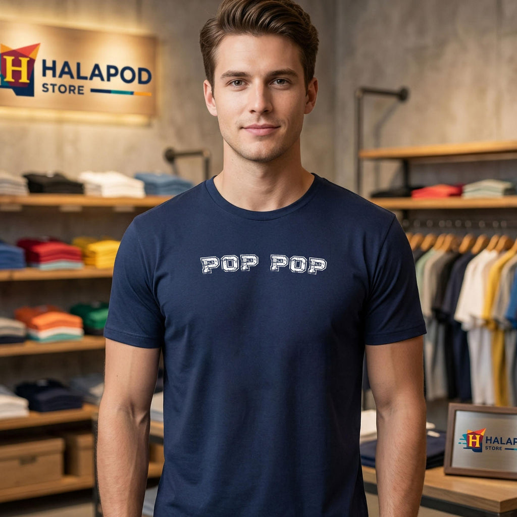 Pop Pop Varsity Fathers Day Shirt 2026 Classic College Style Poppop Gift Gear