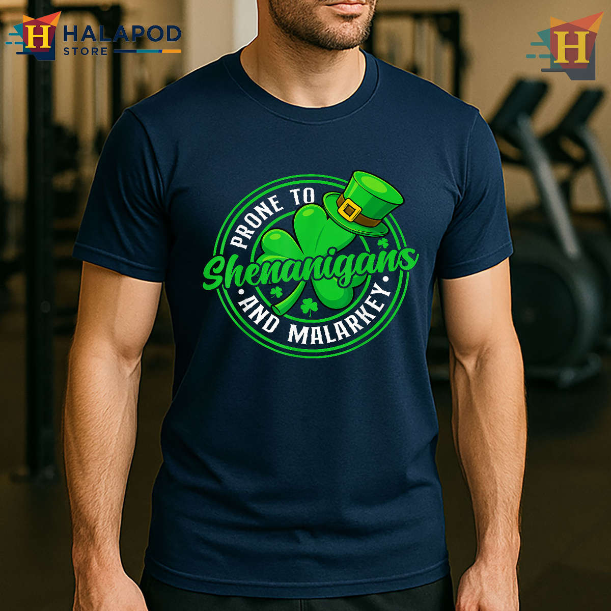 Prone To Shenanigans Tee Funny St Patricks Day Shirts