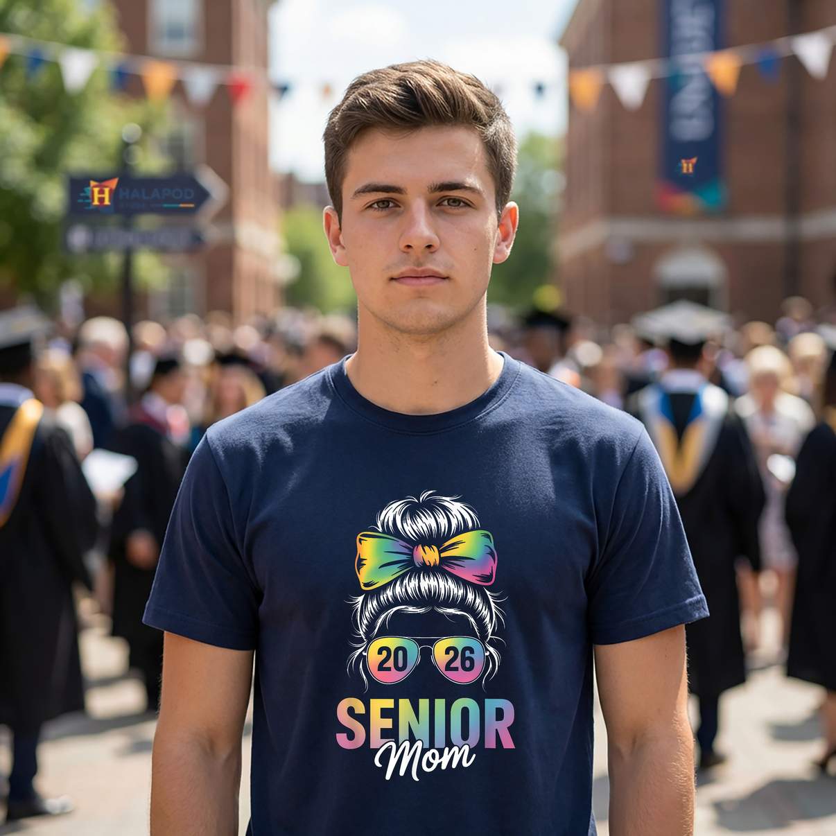 Proud Parent Class Of 2026 Shirt Senior Mom Graduation Back To School Graphic