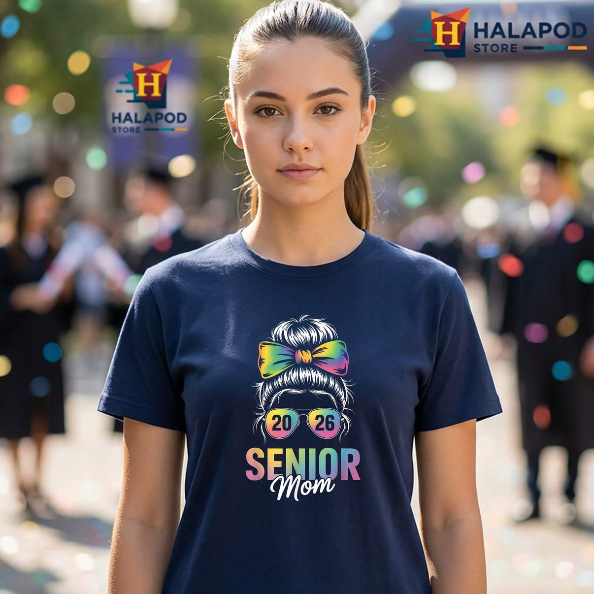 Proud Parent Class Of 2026 TShirt Senior Mom Graduation Back To School Graphic