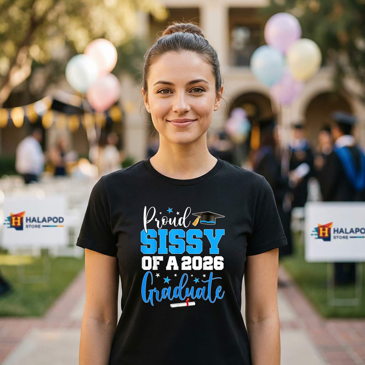 Proud Sissy Class Of 2026 Tee Shirt Senior Graduate Graphic Design Lover For Mens