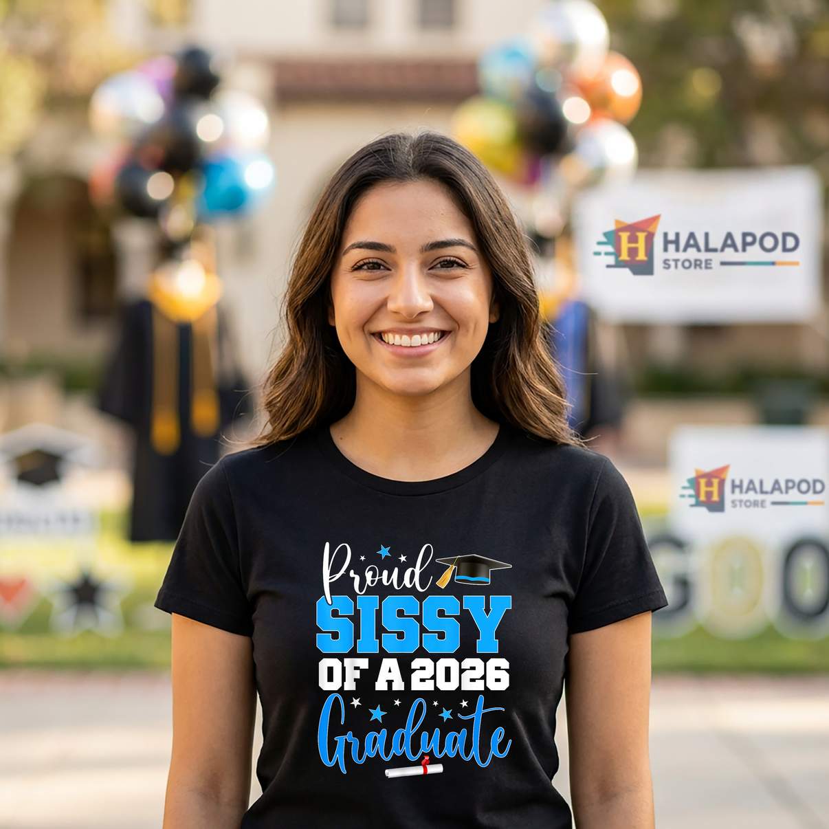 Proud Sissy Class Of 2026 T-Shirt Senior Graduate Graphic Design Lover For Mens