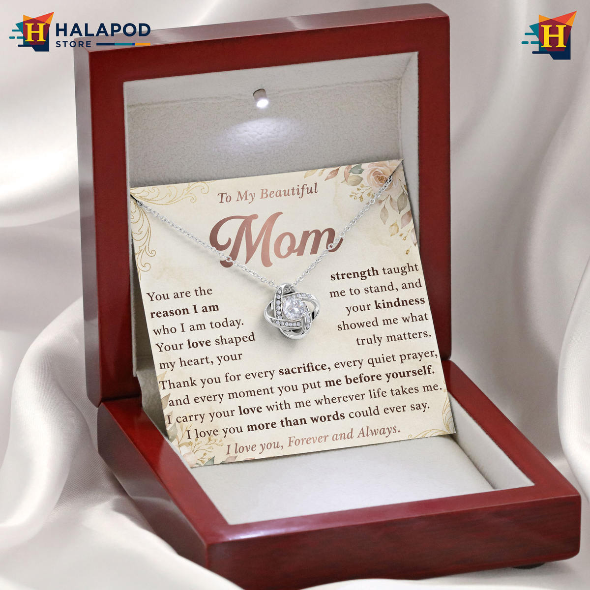 Put Me Before Yourself Message Card Keepsake - Mothers Day 2026 For Mom