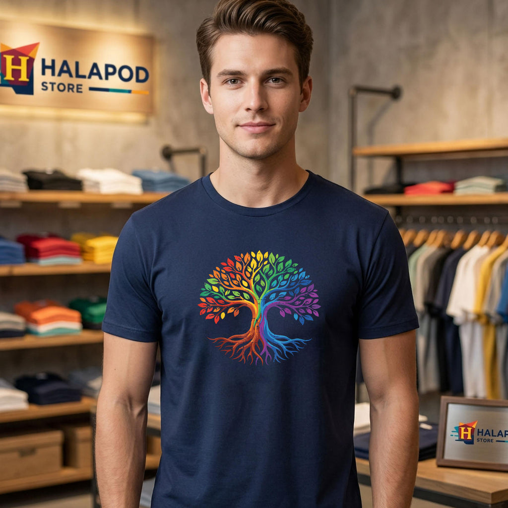 Rainbow Gay Tree Life LGBTQ Flag Ally Shirt 2026 Pride Month Men Women Gear