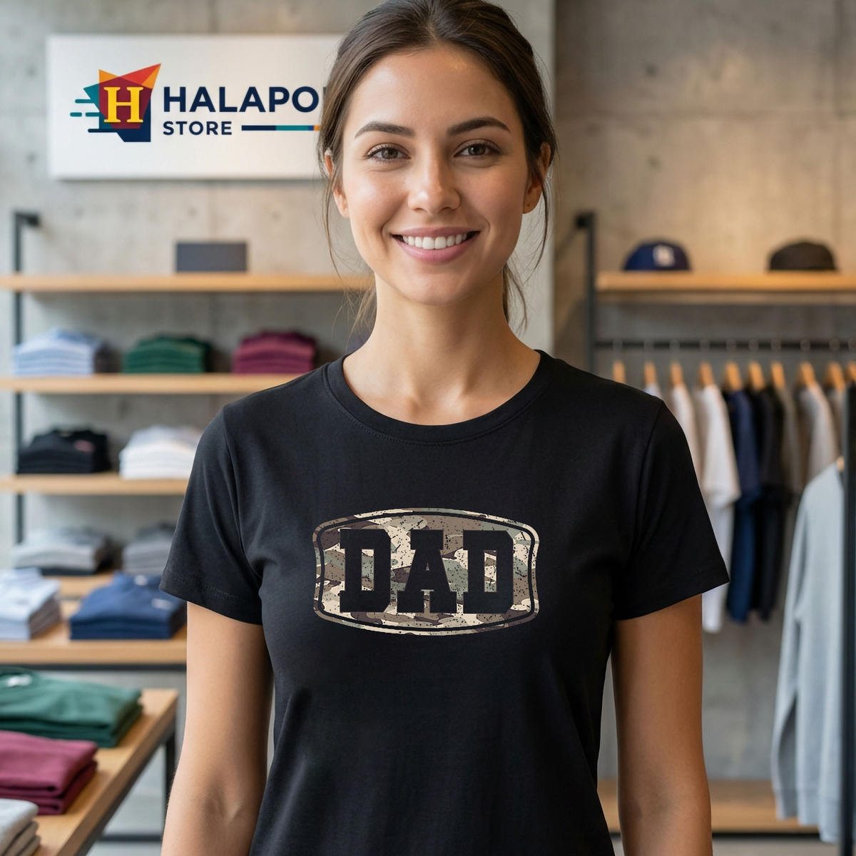 Retro Camo Dad Fathers Day Shirt 2026 Old School Pocket Camouflage Apparel Fan