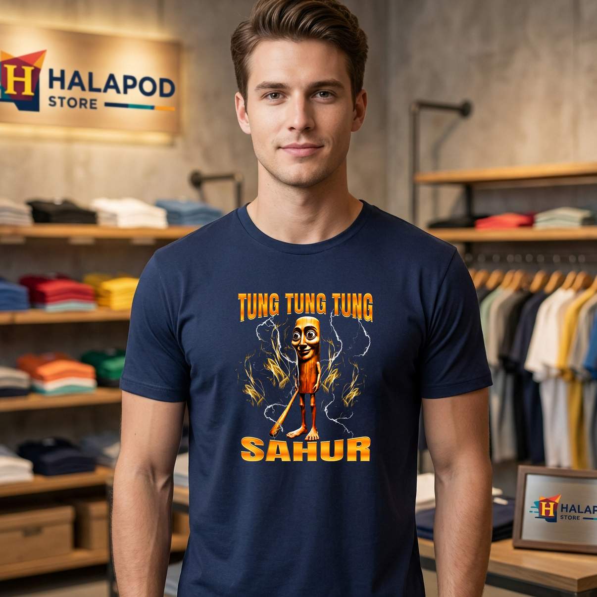 Sahur Is Calling Brainrot Meme Shirt Funny Italian Graphic Apparel Men
