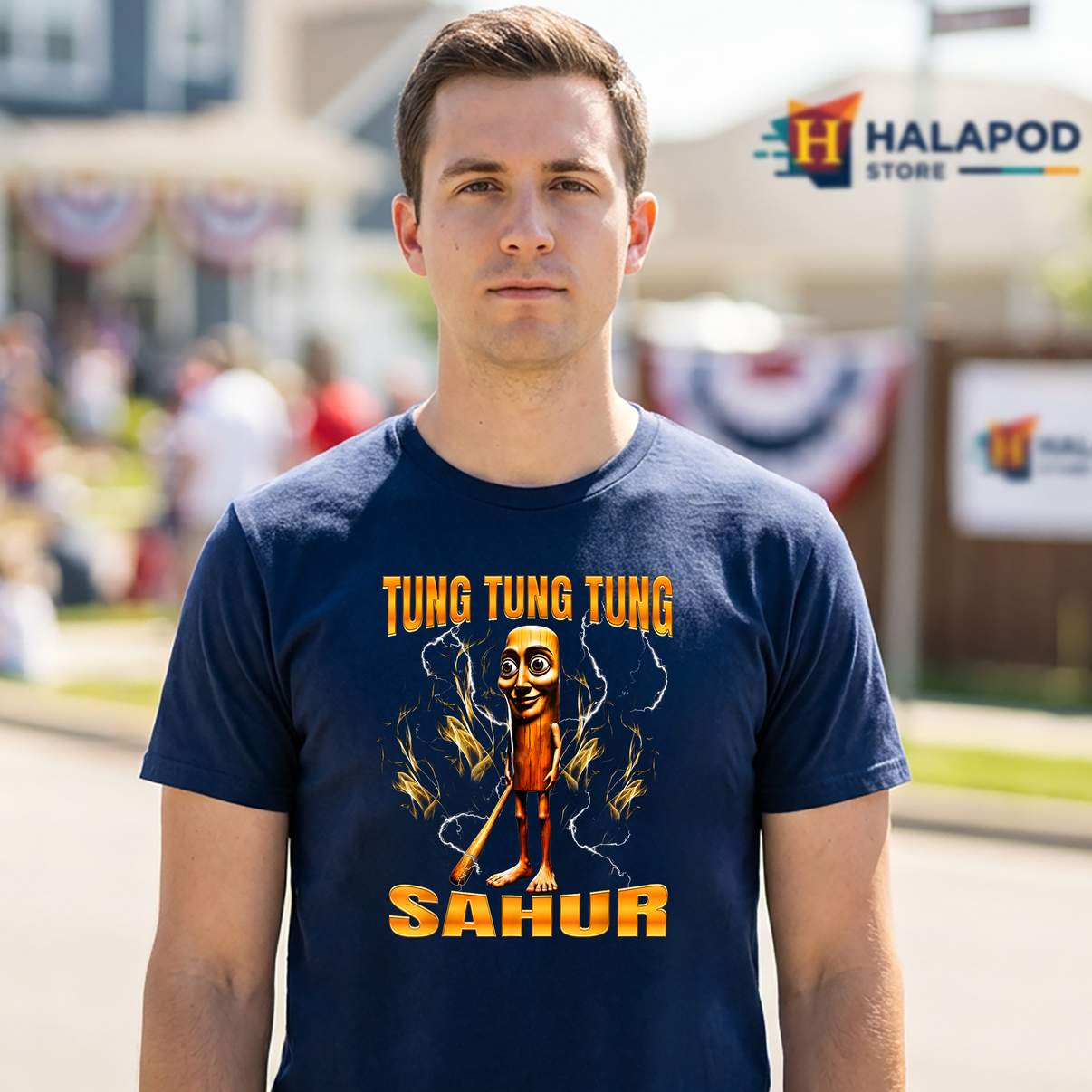 Sahur Is Calling Brainrot Meme Tee Shirt Funny Italian Graphic Apparel Men