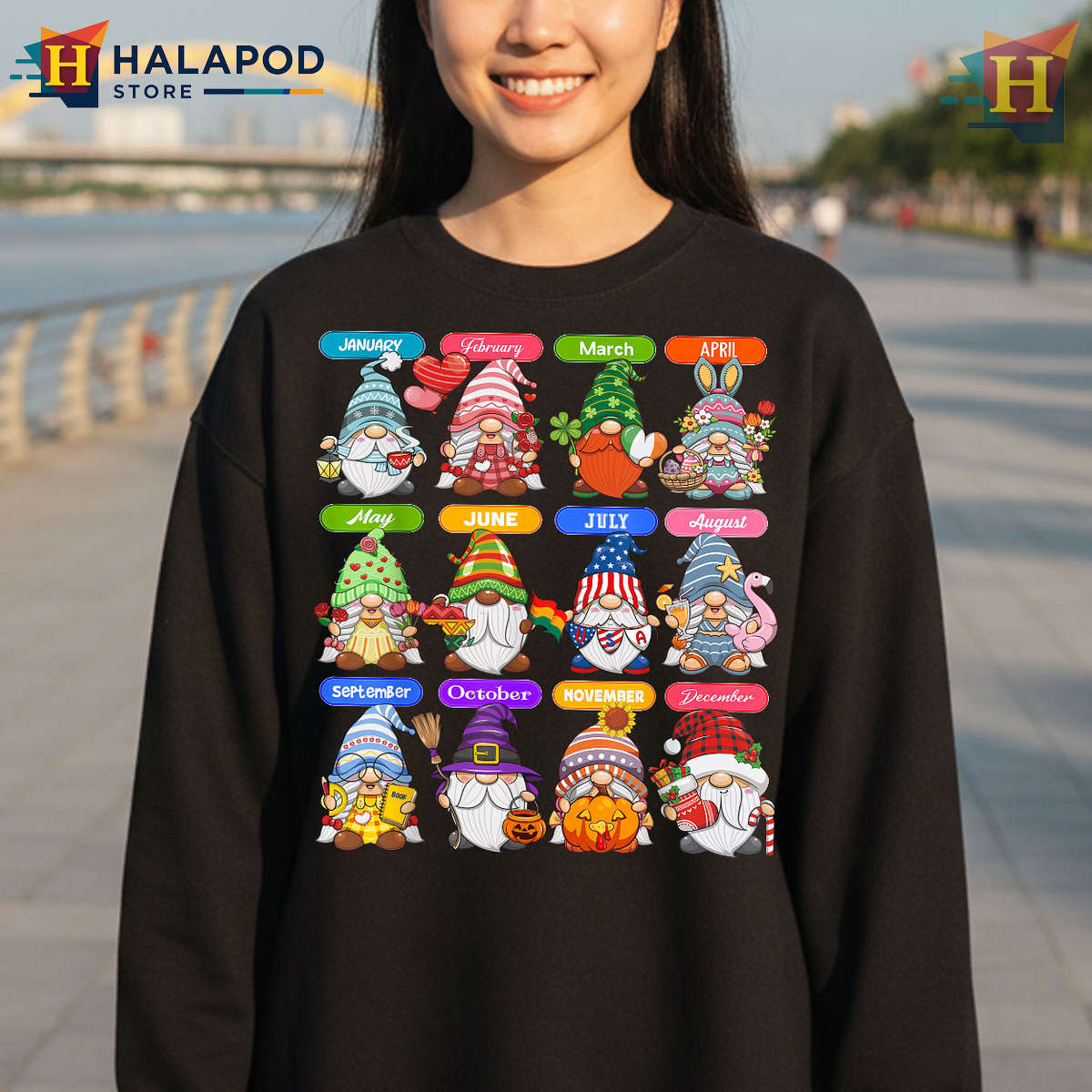 Seasonal Gnome Graphic Cute St Patricks Day Shirts Women