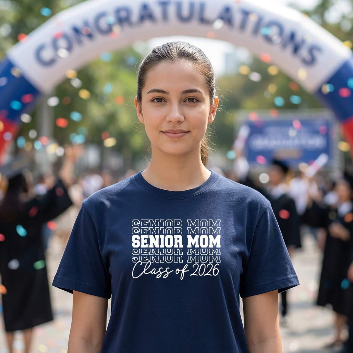 Senior Mother Class Of 2026 Shirt Graduation Mom Graphic Design Lover For Mens