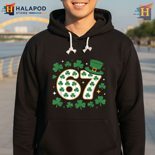 Six Seven Family Meme Tee St Patricks Day Shirts Funny Lucky Matching