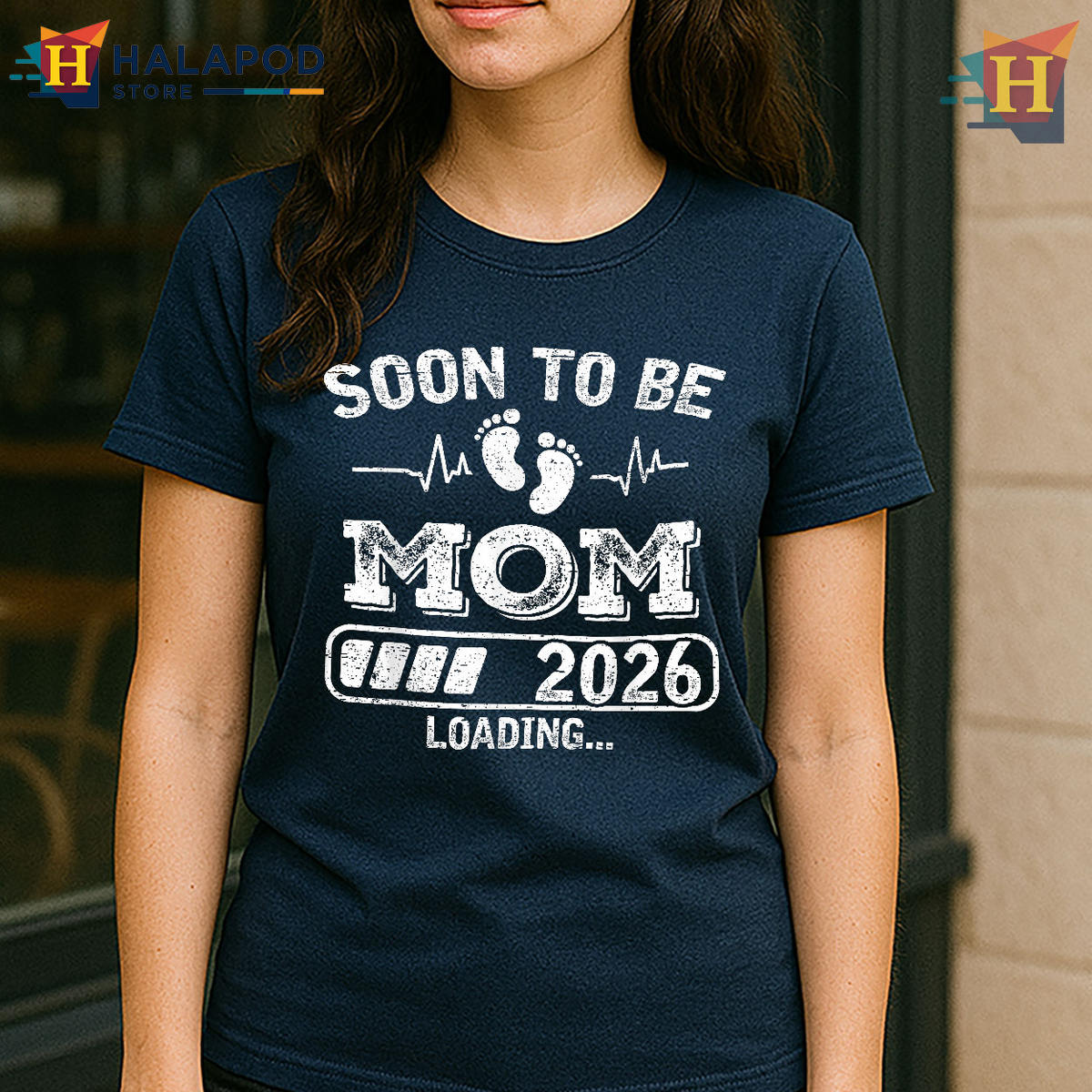 Soon To Be Mom 2026 Loading Mom To Be T Shirts Pregnancy