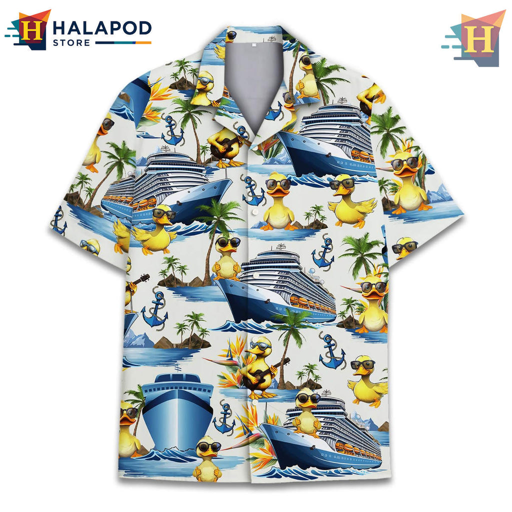 Summer Beach Duck Tropical Hawaiian Shirt 2026 Casual Mens Fan Apparel Gear