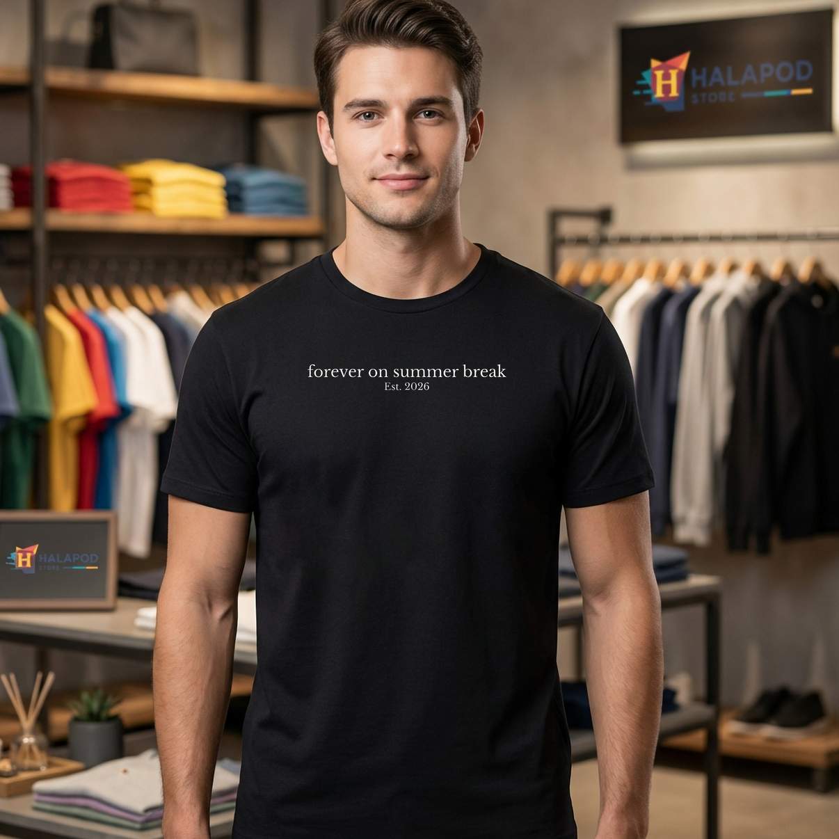 Summer Break Est 2026 Teacher Tee Shirt Forever On Retirement Graphic Men