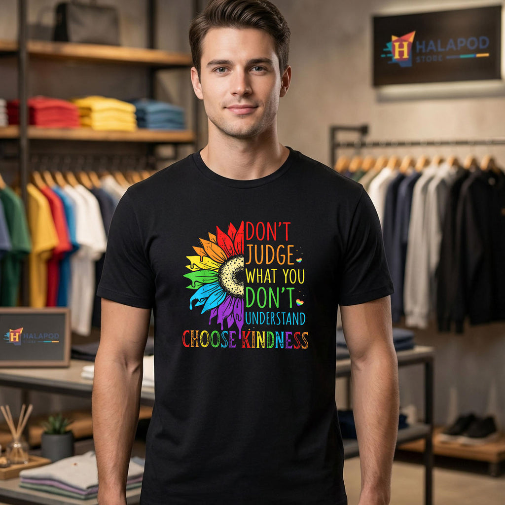 Sunflower Dont Judge Understand Shirt 2026 LGBT Pride Month Support Apparel