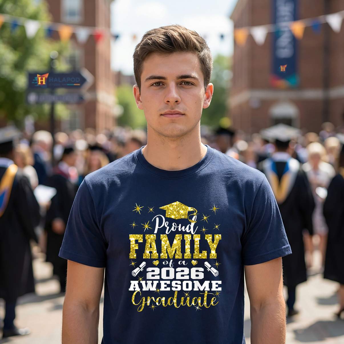 Super Proud Family 2026 T-Shirt Senior Graduate Graduation Graphic Design Womens