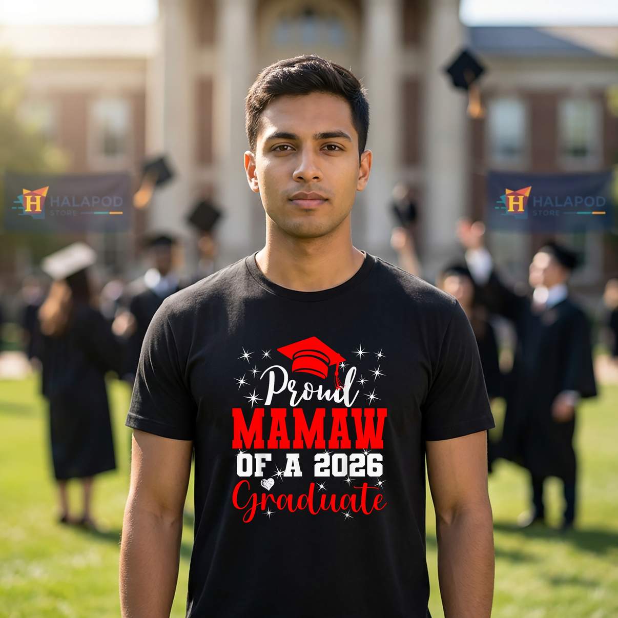 Super Proud Mamaw 2026 TShirt Senior Graduate Graduation Family Graphic Womens
