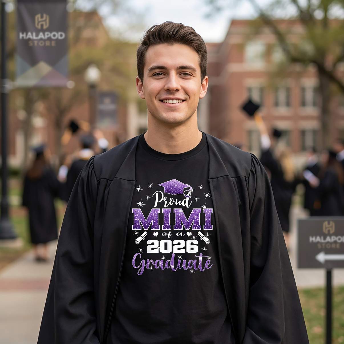 Super Proud Mimi 2026 Shirt Senior Graduate Graduation Family Graphic For Men