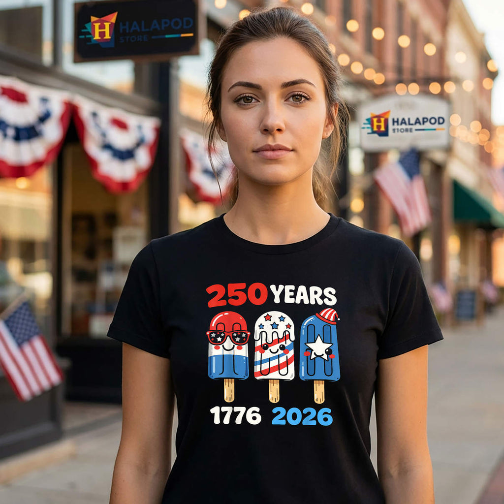 There Cream Funny Boy Kids Shirt 250 Years American 1776 2026 250th USA 4th