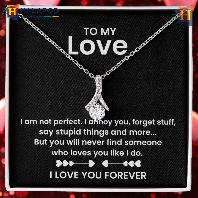 To My Beautiful Wife Devoted Love Necklace Valentine's Day Necklace Best Thing Ever Happened
